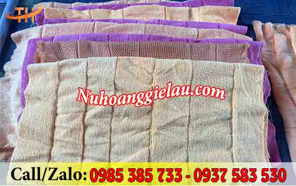 Khăn lau công nghiệp với các đường may nối chắc chắn Khăn lau công nghiệp với các đường may nối chắc chắn