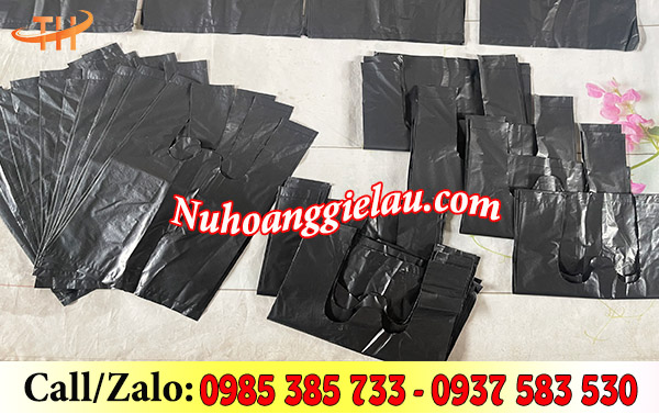 Túi nilon đen bóng sẵn giá rẻ Túi nilon đen bóng sẵn giá rẻ