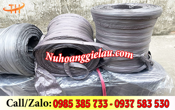 Cuộn dây nilon ống 1kg màu đen Cuộn dây nilon ống 1kg màu đen