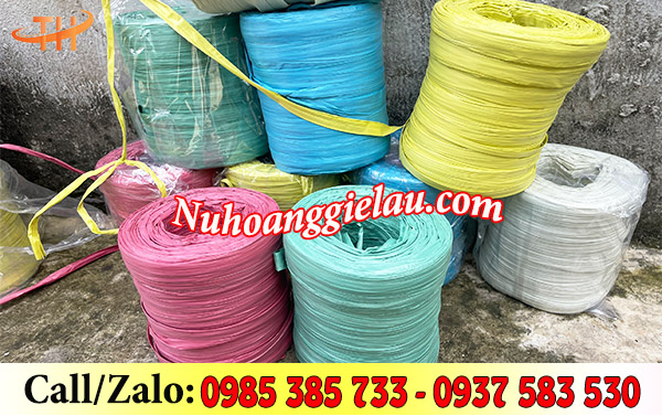 Cuộn dây nilon ống 1kg đủ màu Cuộn dây nilon ống 1kg đủ màu