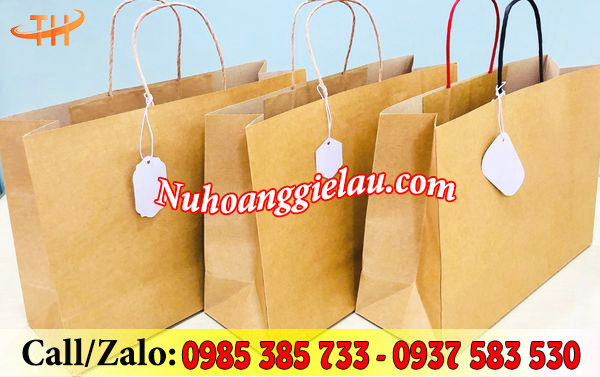 Túi giấy hai quai đựng quần áo Túi giấy hai quai đựng quần áo