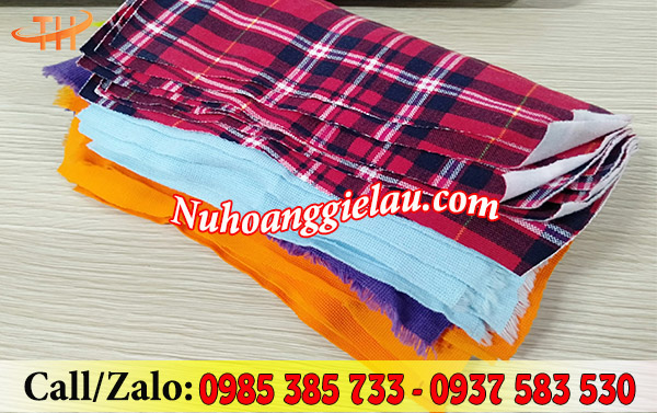 Giẻ lau máy công nghiệp đủ màu Giẻ lau máy công nghiệp đủ màu