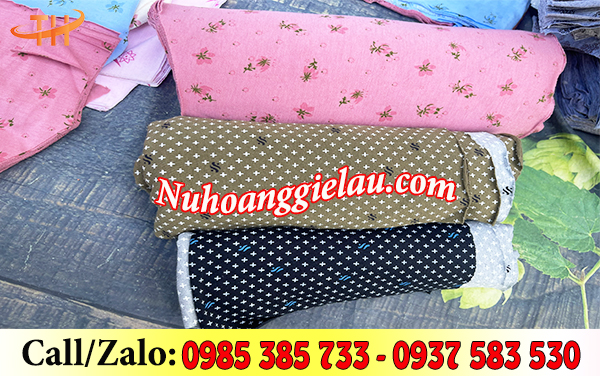 Vải lau công nghiệp màu chất liệu cotton Vải lau công nghiệp màu chất liệu cotton