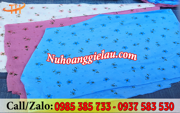 Vải lau công nghiệp màu chất liệu cotton Vải lau công nghiệp màu chất liệu cotton
