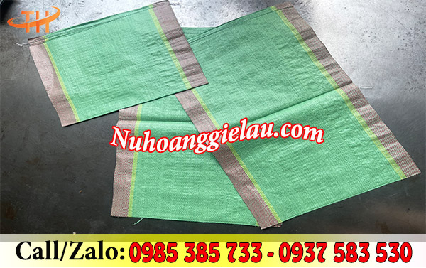 Bao tải đựng gạo phối sọc Bao tải đựng gạo phối sọc