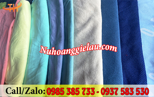 Vải lau công nghiệp nguyên miếng đủ màu Vải lau công nghiệp nguyên miếng đủ màu