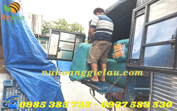 nhập kho giẻ lau