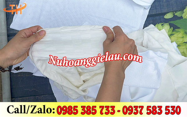 Giẻ lau trắng sử dụng an toàn, không lo trầy xước bề mặt Giẻ lau trắng sử dụng an toàn, không lo trầy xước bề mặt