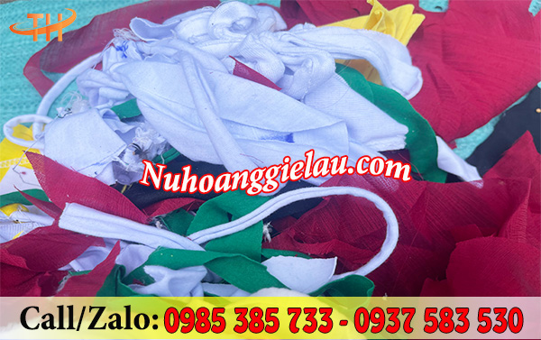 Vải vụn sạch, không lẫn tạp chất, sử dụng an toàn Vải vụn sạch, không lẫn tạp chất, sử dụng an toàn