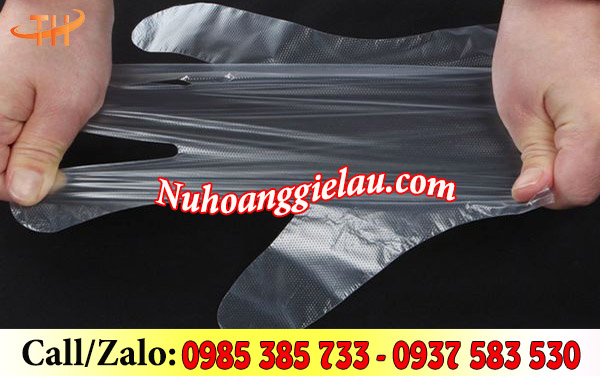 Bao tay nilon dùng 1 lần dẻo dai Bao tay nilon dùng 1 lần dẻo dai