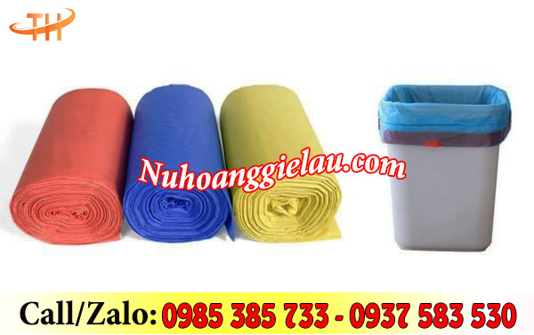 Cuộn túi đựng rác 3 màu Cuộn túi đựng rác 3 màu