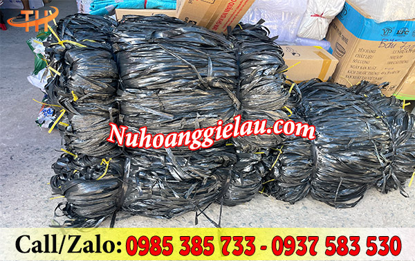 Dây nilon bó đen bản lớn Dây nilon bó đen bản lớn