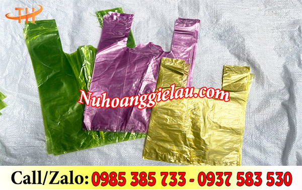 Túi xốp bóng mỡ màu trơn thường Túi xốp bóng mỡ màu trơn thường