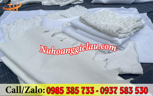 Vải lau cotton trắng sạch, không lẫn tạp chất, an toàn Vải lau cotton trắng sạch, không lẫn tạp chất, an toàn