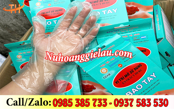 Găng tay nilon sử dụng an toàn Găng tay nilon sử dụng an toàn