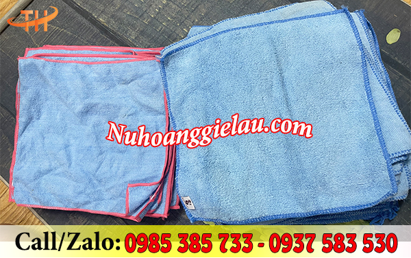 Khăn lau xe chuyên dụng bề mặt khăn siêu mịn Khăn lau xe chuyên dụng bề mặt khăn siêu mịn