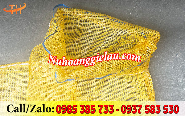 Bao đựng nông sản có dây nilon sẵn buộc miệng tiện lợi Bao đựng nông sản có dây nilon sẵn buộc miệng tiện lợi