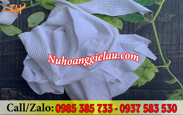 Giẻ lau cotton trắng cỡ nhỏ Giẻ lau cotton trắng cỡ nhỏ