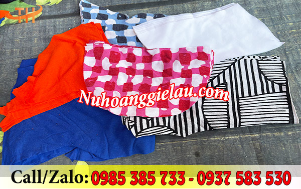 Giẻ lau miếng nhỏ đủ màu Giẻ lau miếng nhỏ đủ màu