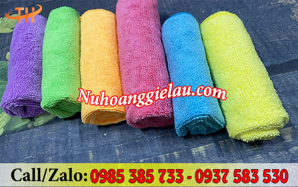 Khăn lau microfiber đủ cỡ Khăn lau microfiber đủ cỡ
