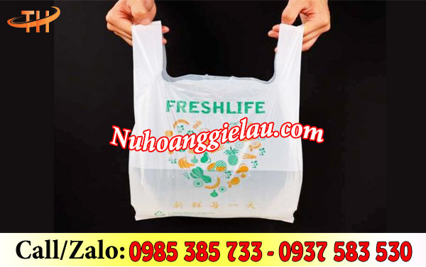 Túi xốp trắng sữa sử dụng chắc chắn Túi xốp trắng sữa sử dụng chắc chắn