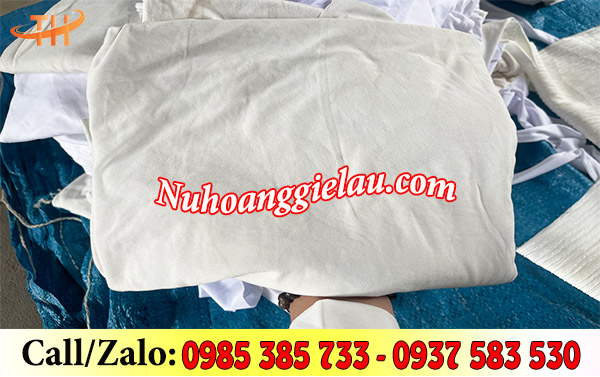 Vải lau trắng thun cotton siêu thấm Vải lau trắng thun cotton siêu thấm