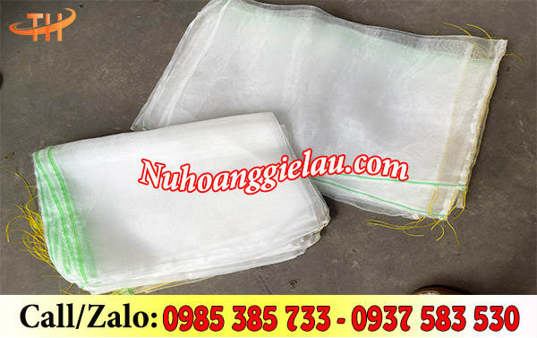 Túi lưới bọc mít an toàn, tránh gây hại cho trái mít Túi lưới bọc mít an toàn, tránh gây hại cho trái mít