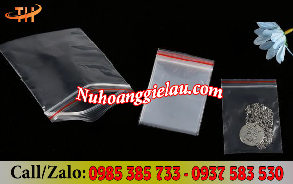 Túi zip chỉ đỏ đóng/ mở túi tiện lợi Túi zip chỉ đỏ đóng/ mở túi tiện lợi