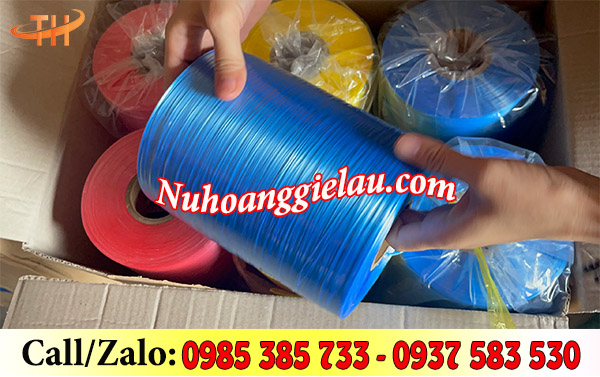 Dây nylon quấn máy cuộn 2kg Dây nylon quấn máy cuộn 2kg