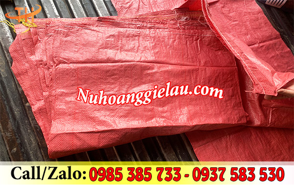 Bao tải đóng hàng màu đỏ Bao tải đóng hàng màu đỏ