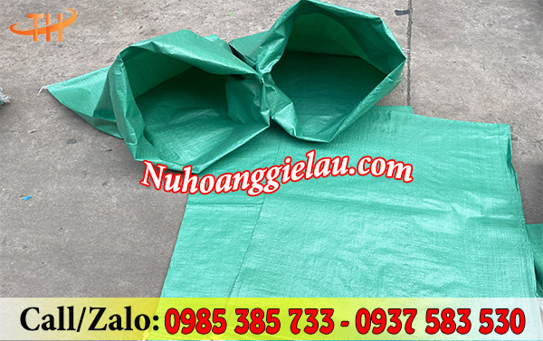 Bao pp dệt màu xanh Bao pp dệt màu xanh