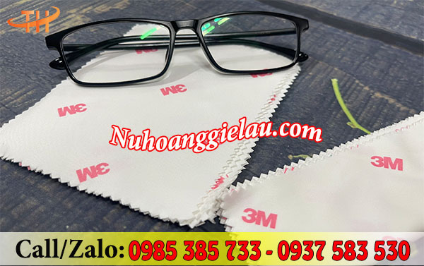 Khăn lau mắt kính 3M màu trắng Khăn lau mắt kính 3M màu trắng