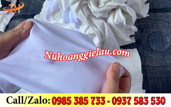 Vải lau trắng miếng nhỏ co giãn cực tốt Vải lau trắng miếng nhỏ co giãn cực tốt