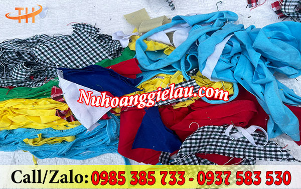 Vải vụn đa dang nhiều chất liệu Vải vụn đa dang nhiều chất liệu