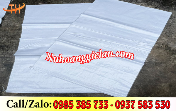 Bao tải dứa màu trắng Bao tải dứa màu trắng