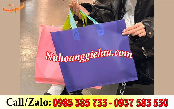 Túi quai ép PE sang trọng, tiện lợi Túi quai ép PE sang trọng, tiện lợi