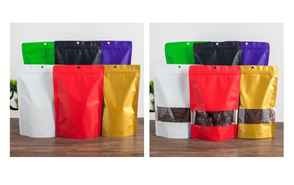 Túi zip nhôm có cửa sổ 1 mặt Túi zip nhôm có cửa sổ 1 mặt