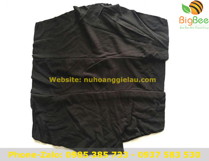 giẻ lau màu may nối