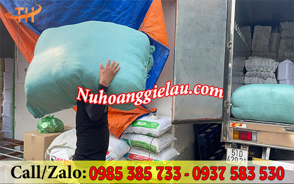Giao 500kg vải lau công nghiệp Giao 500kg vải lau công nghiệp