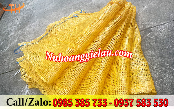 Bao lưới đựng nông sản siêu thoáng khí Bao lưới đựng nông sản siêu thoáng khí