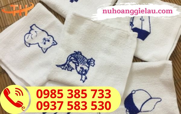 Khăn mặt mầm non có kí hiệu Khăn mặt mầm non có kí hiệu