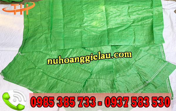 bao tải dứa màu xanh loại thường bao tải dứa màu xanh loại thường
