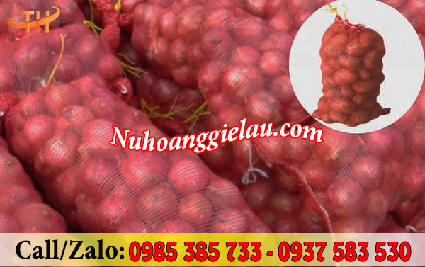 Bao tải lưới đựng nông sản an toàn, tiện lợi Bao tải lưới đựng nông sản an toàn, tiện lợi