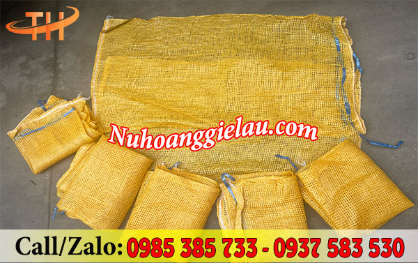 Bao tải lưới đựng nông sản đa dạng nhiều kích thước Bao tải lưới đựng nông sản đa dạng nhiều kích thước