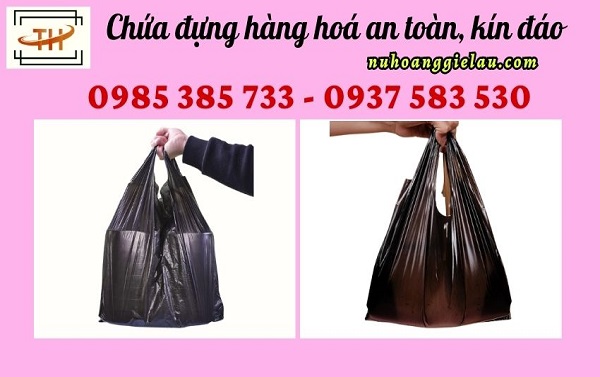 Túi bóng đen chứa đựng hàng hoá an toàn, kín đáo Túi bóng đen chứa đựng hàng hoá an toàn, kín đáo