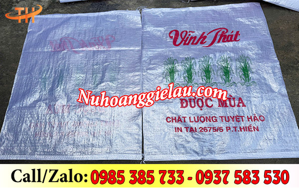 Bao đựng gạo trong suốt hình in sắc nét Bao đựng gạo trong suốt hình in sắc nét