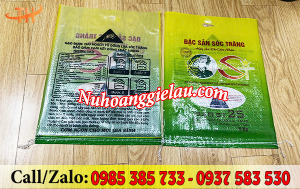 Bao bì gạo PP dệt Bao bì gạo PP dệt