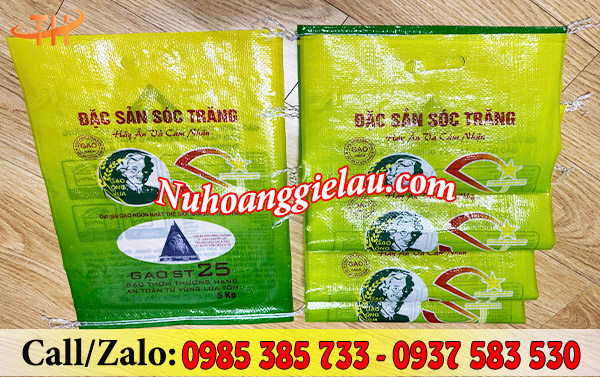 Bao bì gạo in thương hiệu Bao bì gạo in thương hiệu