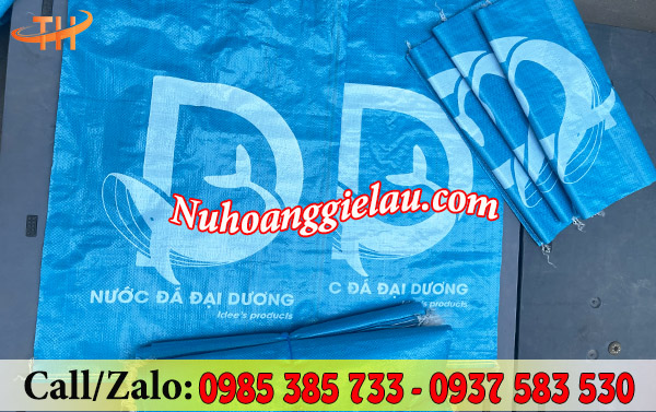 Bao đựng nước đá có in loại thường Bao đựng nước đá có in loại thường