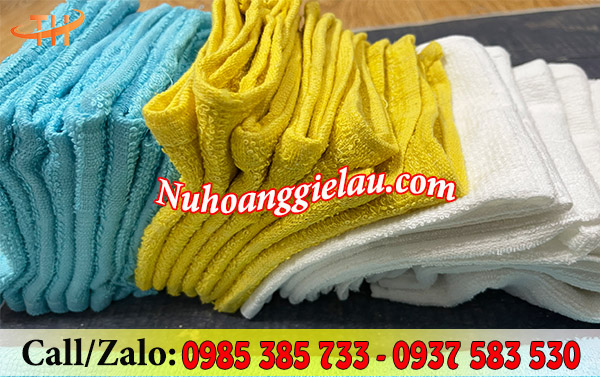 Khăn cotton vuông nhỏ gọn, sự dụng tiện lợi Khăn cotton vuông nhỏ gọn, sự dụng tiện lợi
